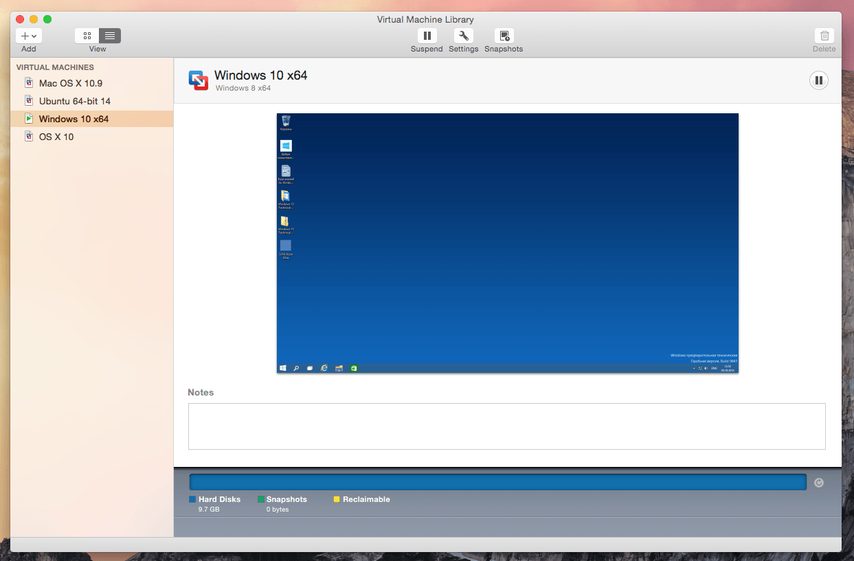 vmware fusion windows me