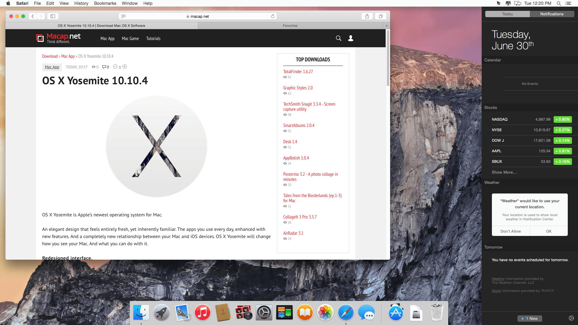 what is os x yosemite