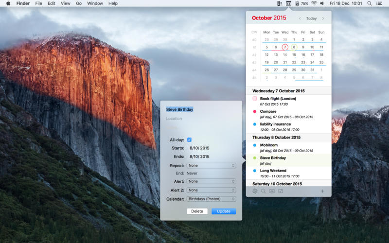 Calendar 366 Plus 1.4.5 download macOS