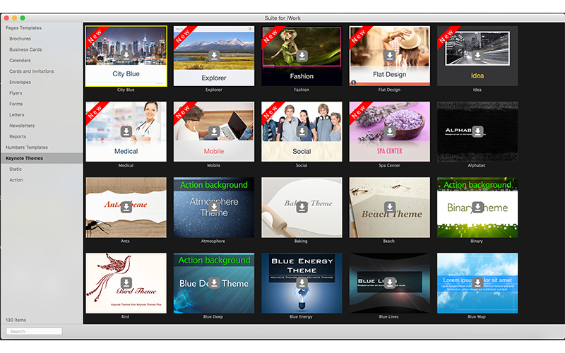 Themes for Keynote 4.6 download free