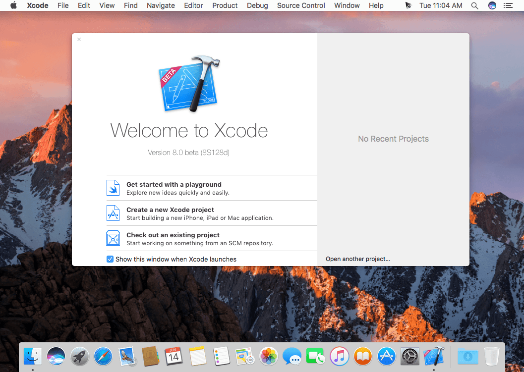 update xcode in mac