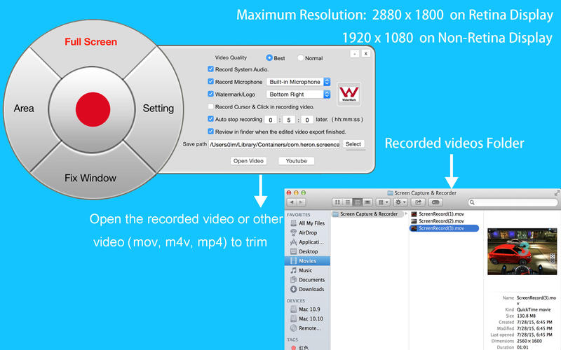 Easy screen recorder hd 4k & 5k 2.1.5 for macos windows 7