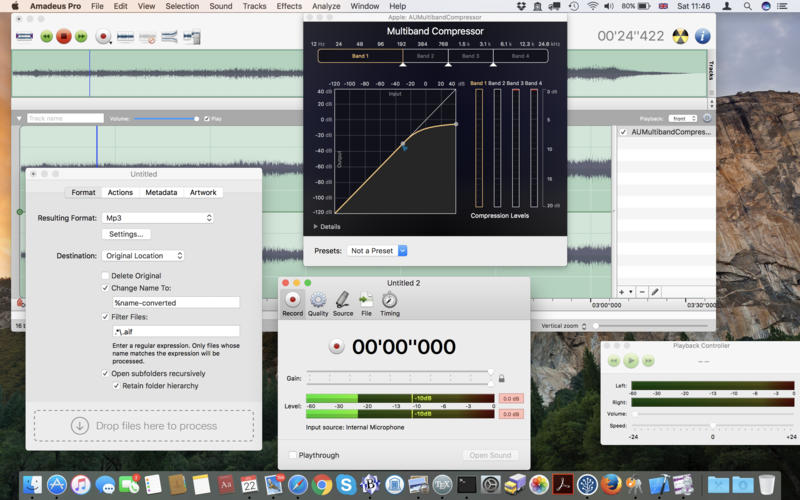 removing noise in amadeus pro