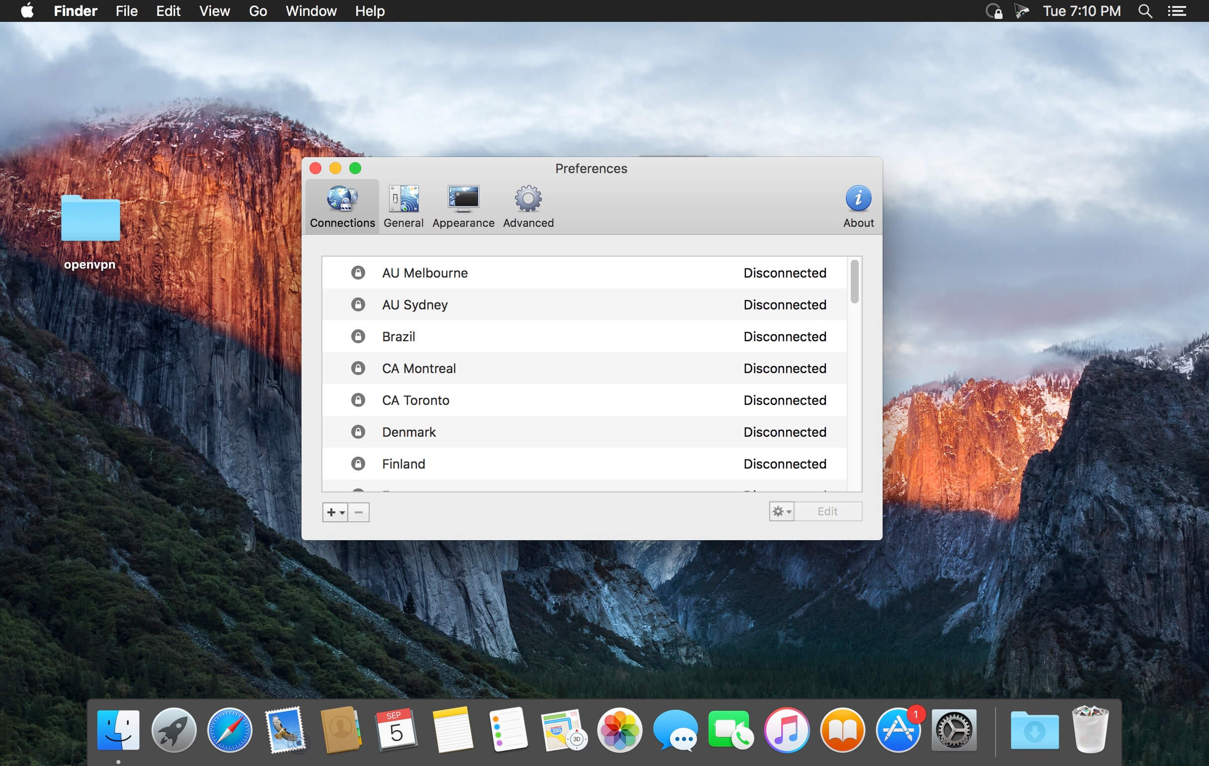 vpn client for mac yosemite