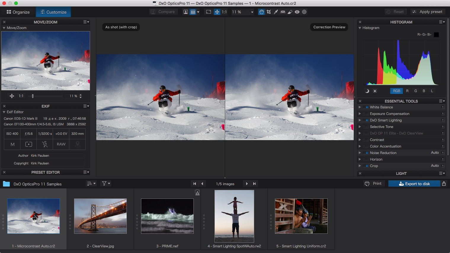 DxO PhotoLab 7.1.0.94 for mac instal