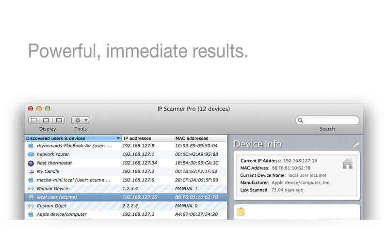 Mac os ip address