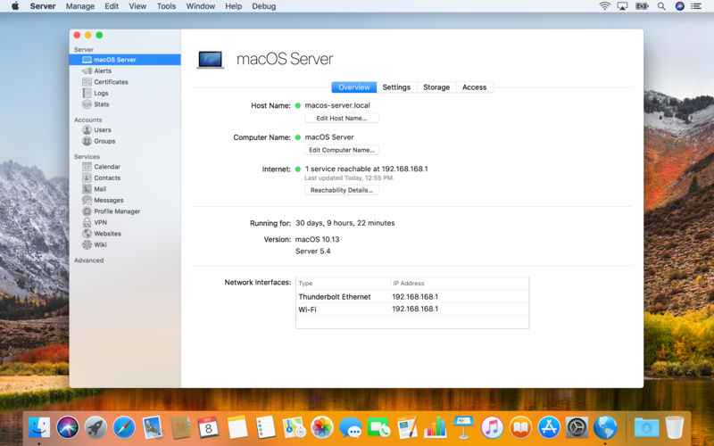 macos server file sharing ios