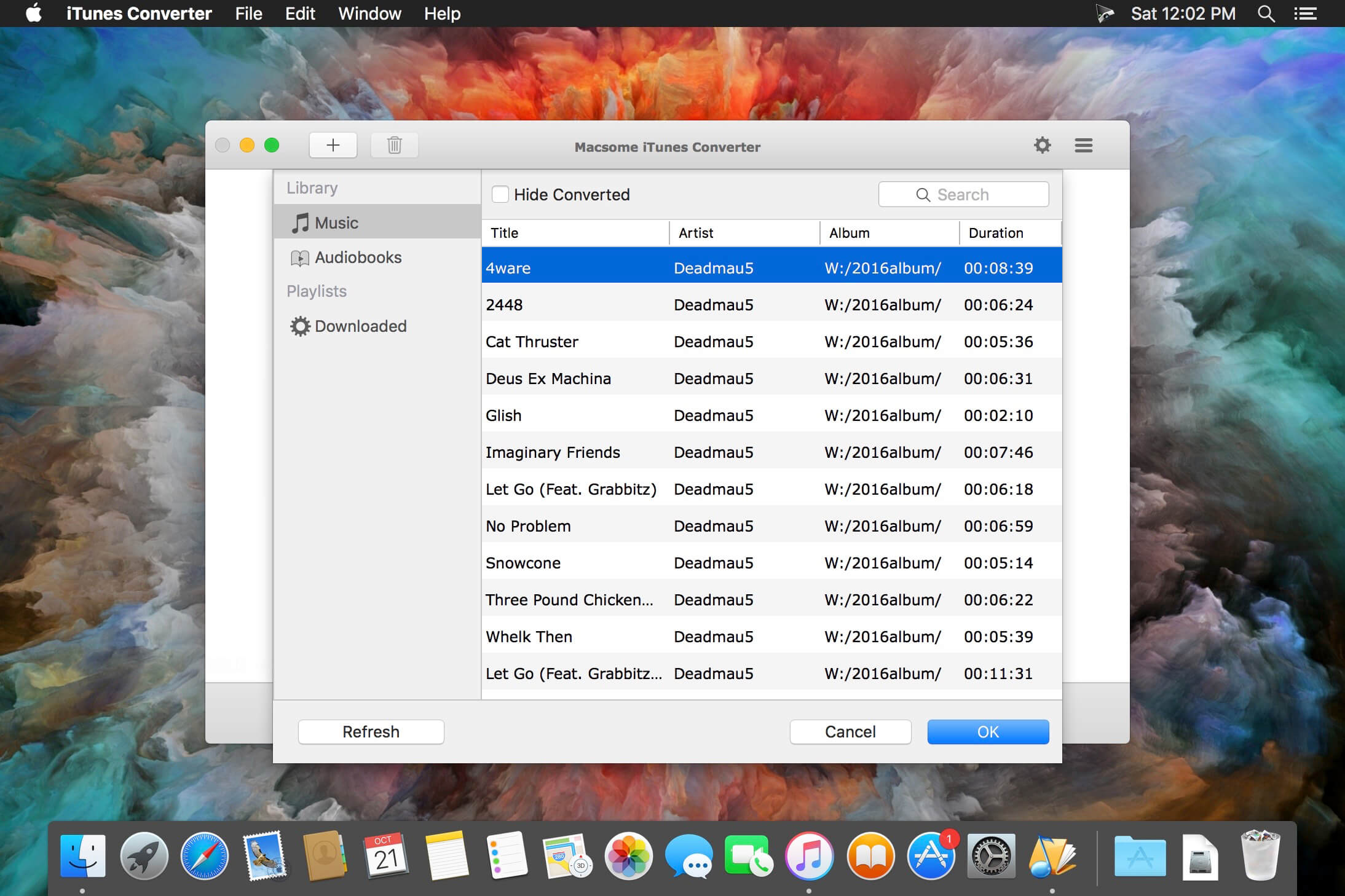 trouble launching itunes with macsome audiobook converter