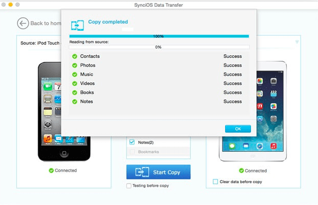 syncios data transfer key