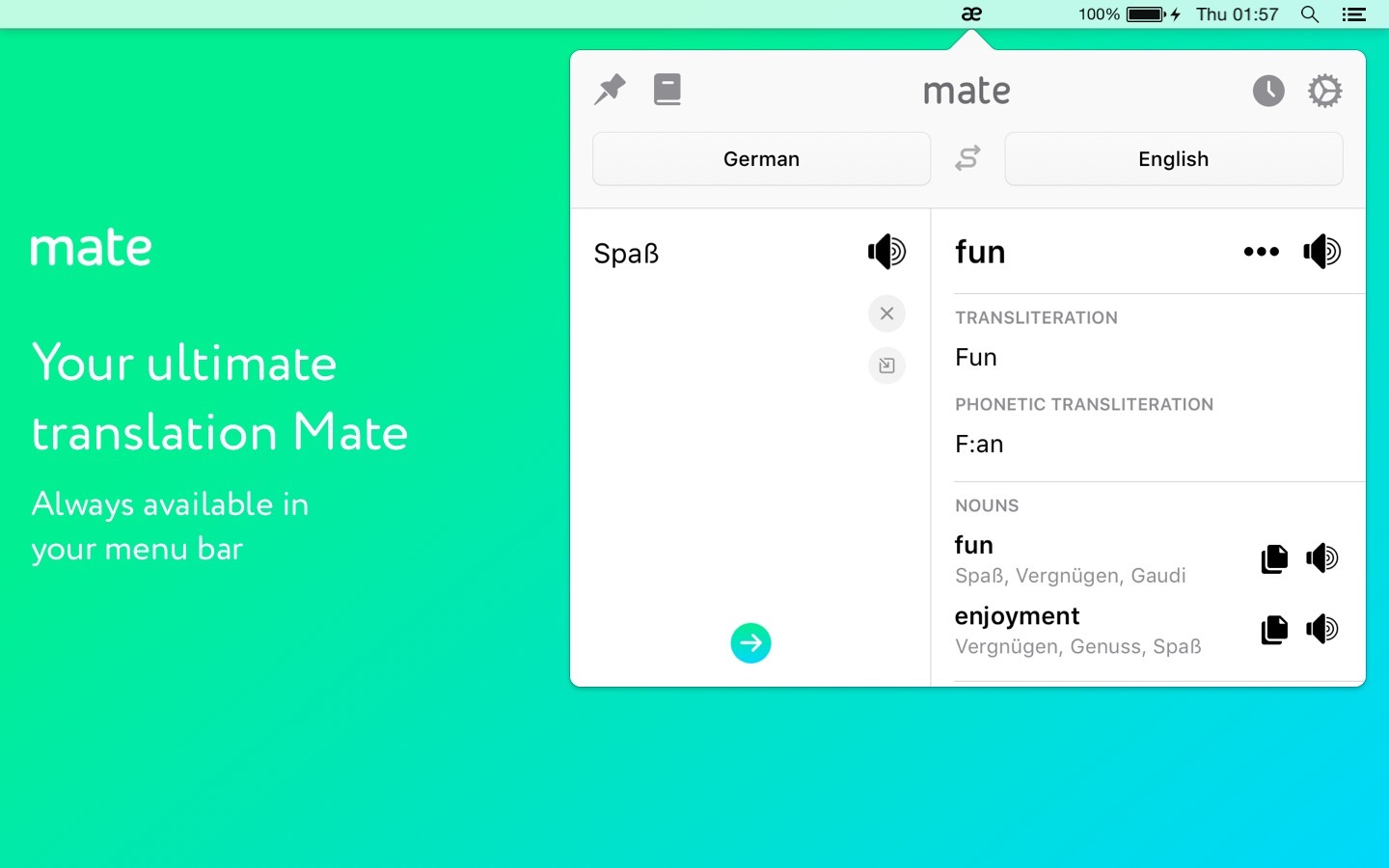 mate translate download