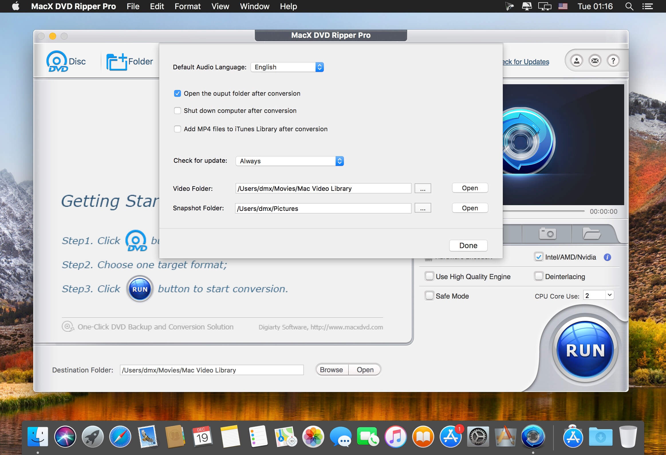 convert dvd for itunes mac