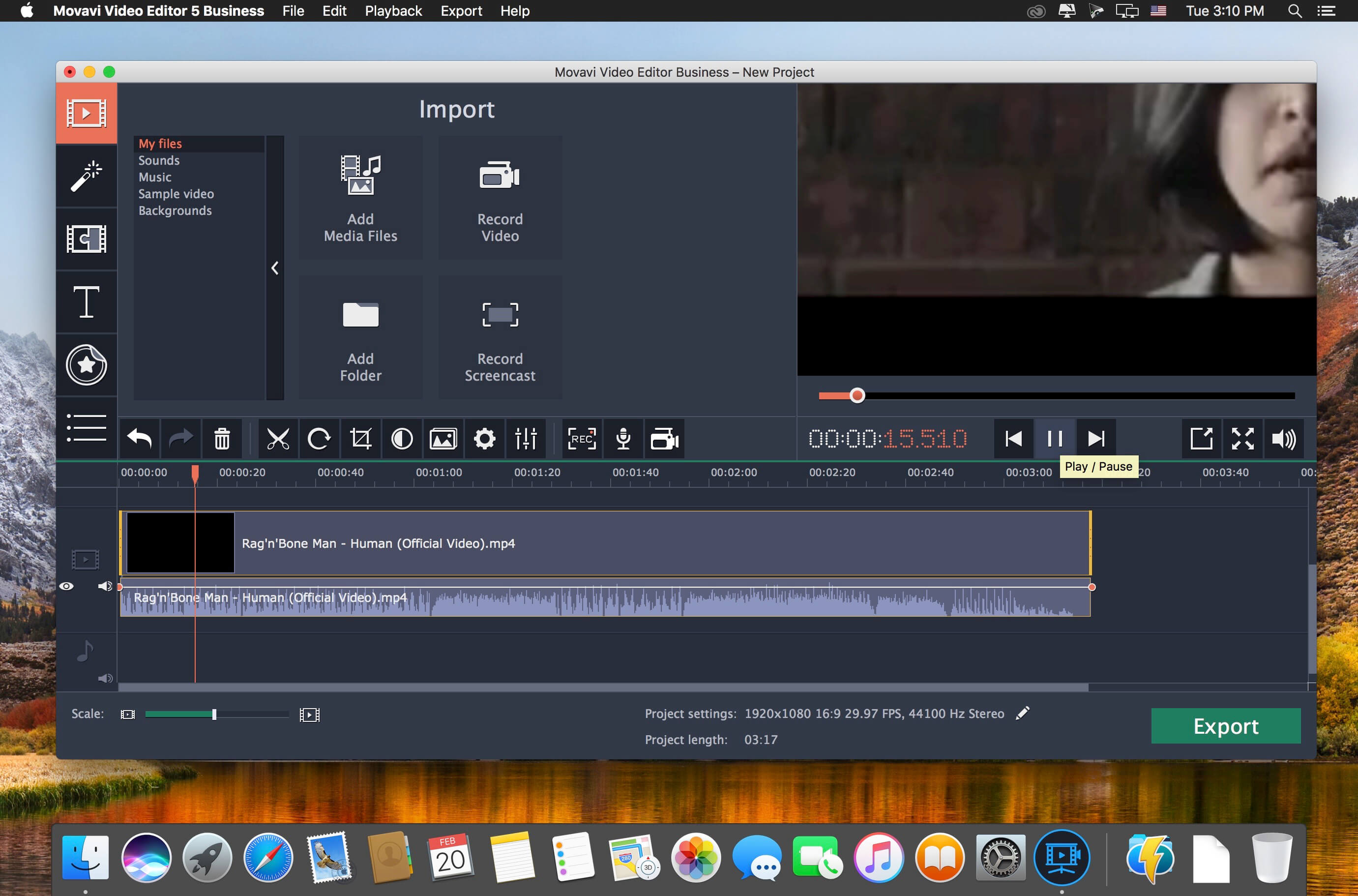 movavi video editor. free trial version