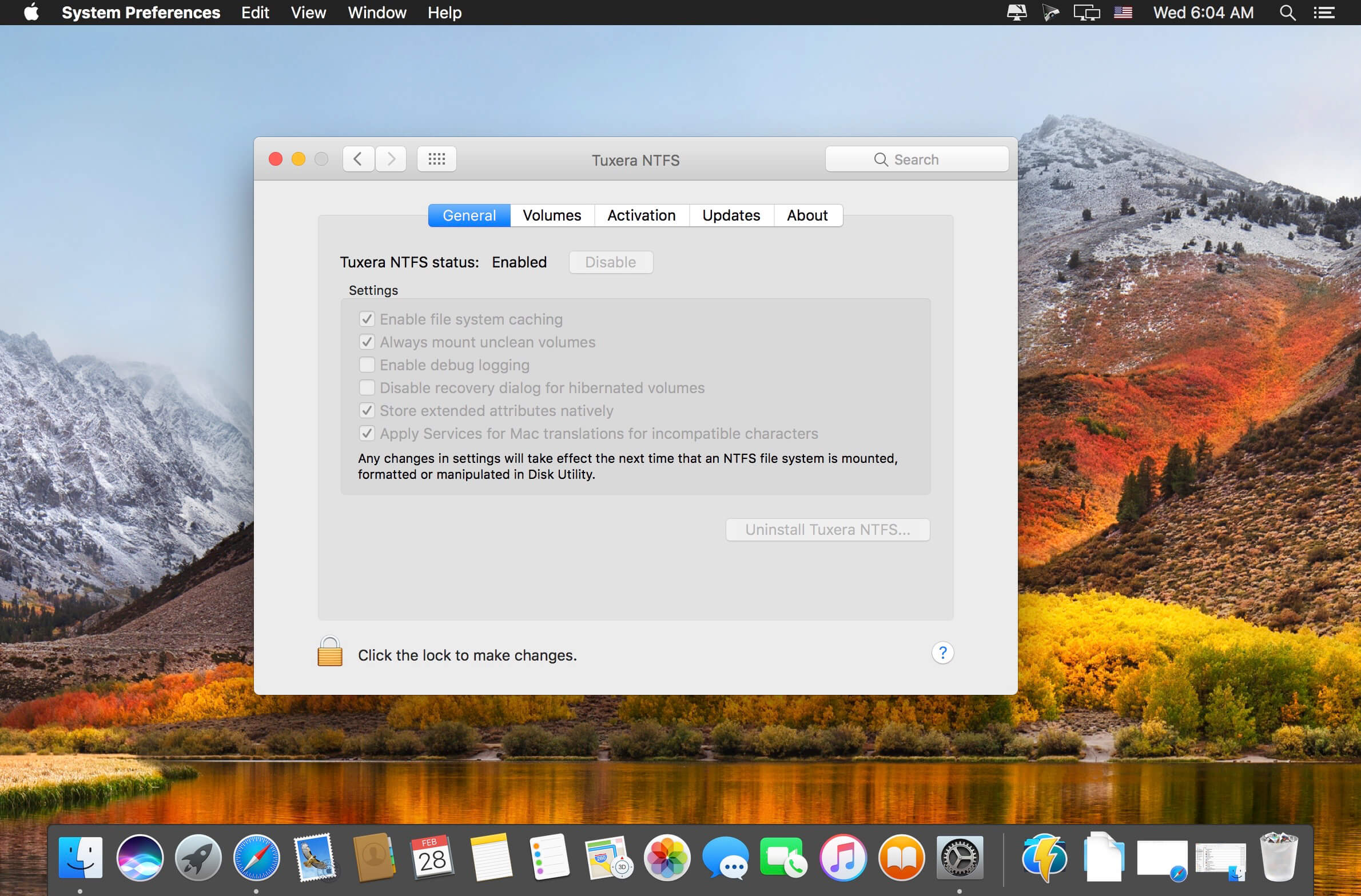 tuxera ntfs for mac kernel extension needs approval