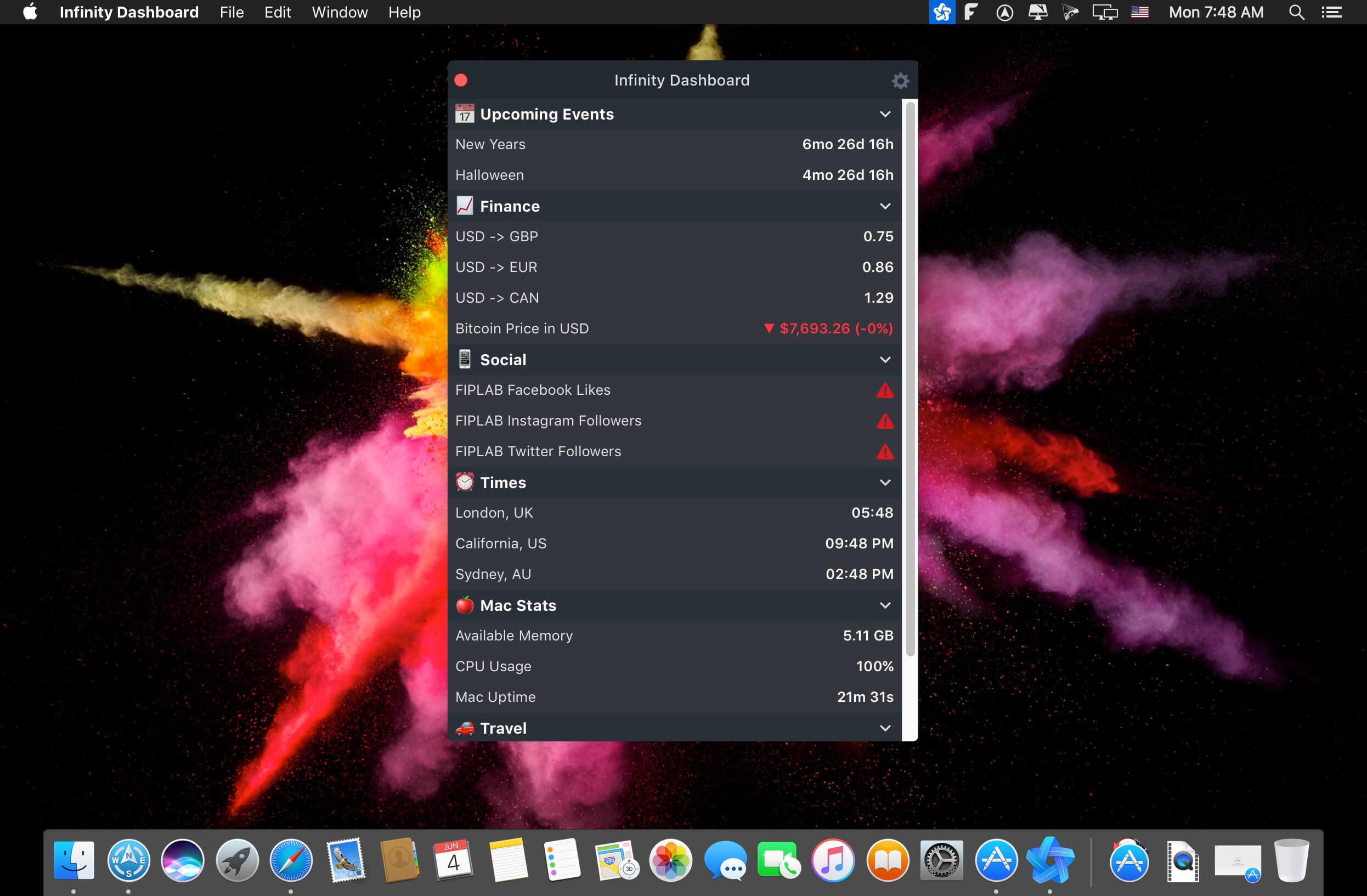 Infinity Dashboard 1 4 9 Download Macos