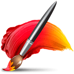 paintbrush for mac app icon vector