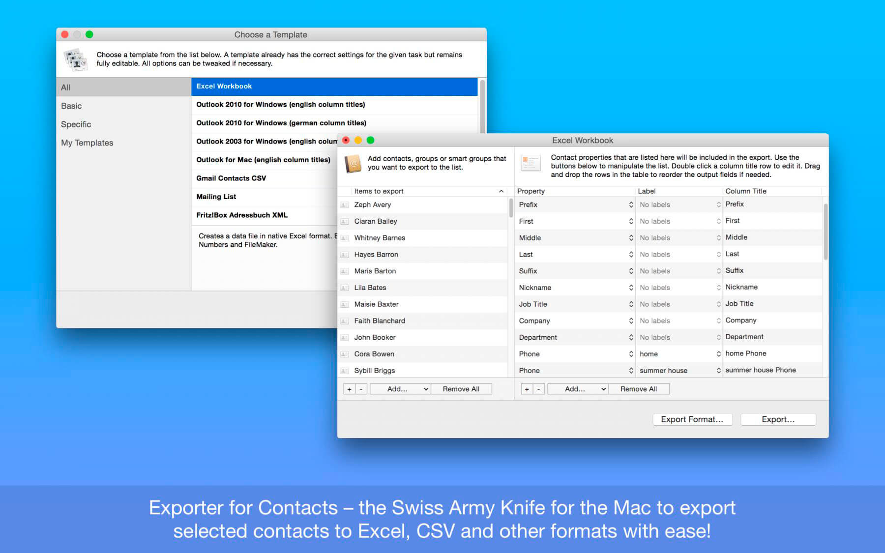 Exporter for contacts 1.12.1 download