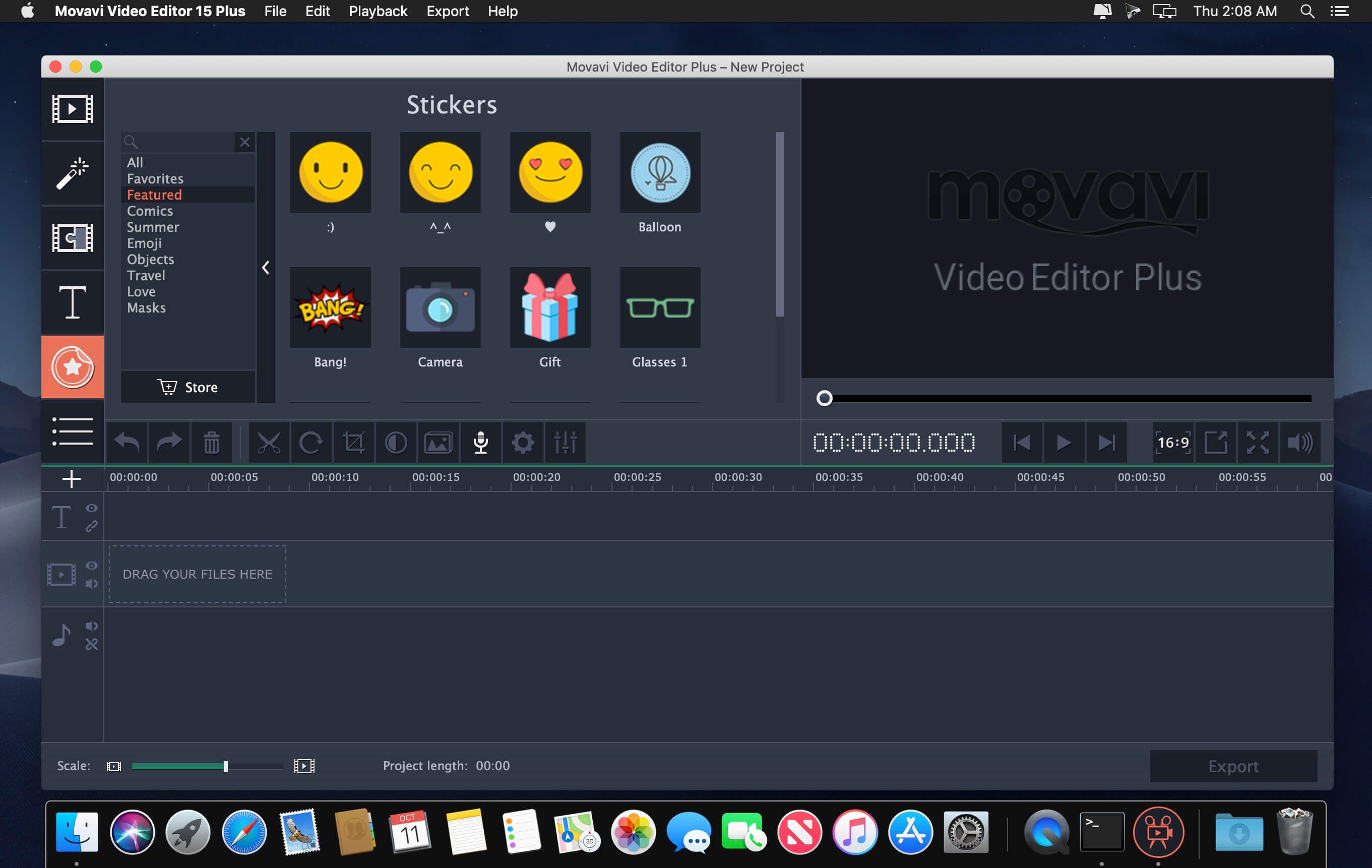 movavi video editor 15 plus mac crack