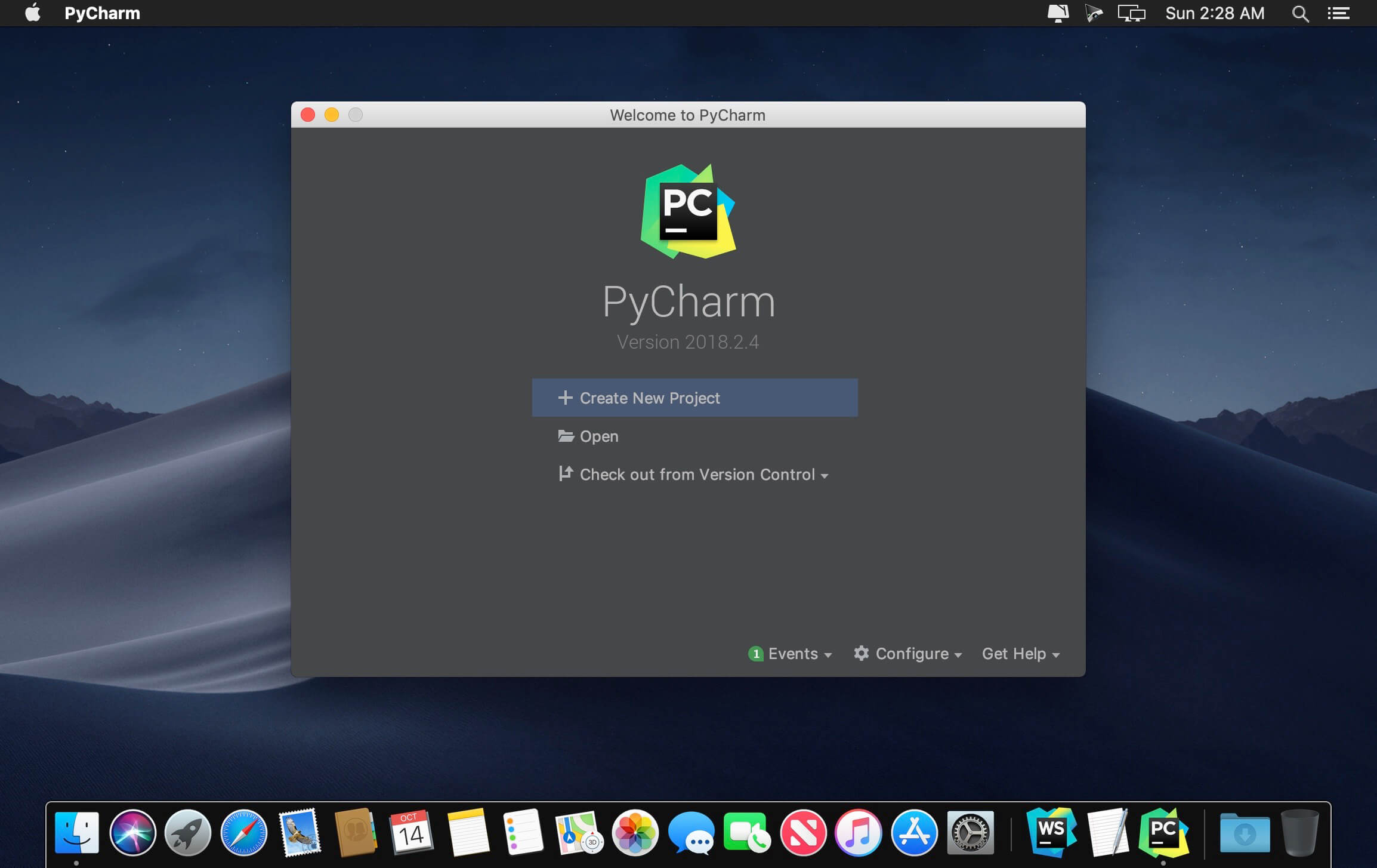 pycharm download mac