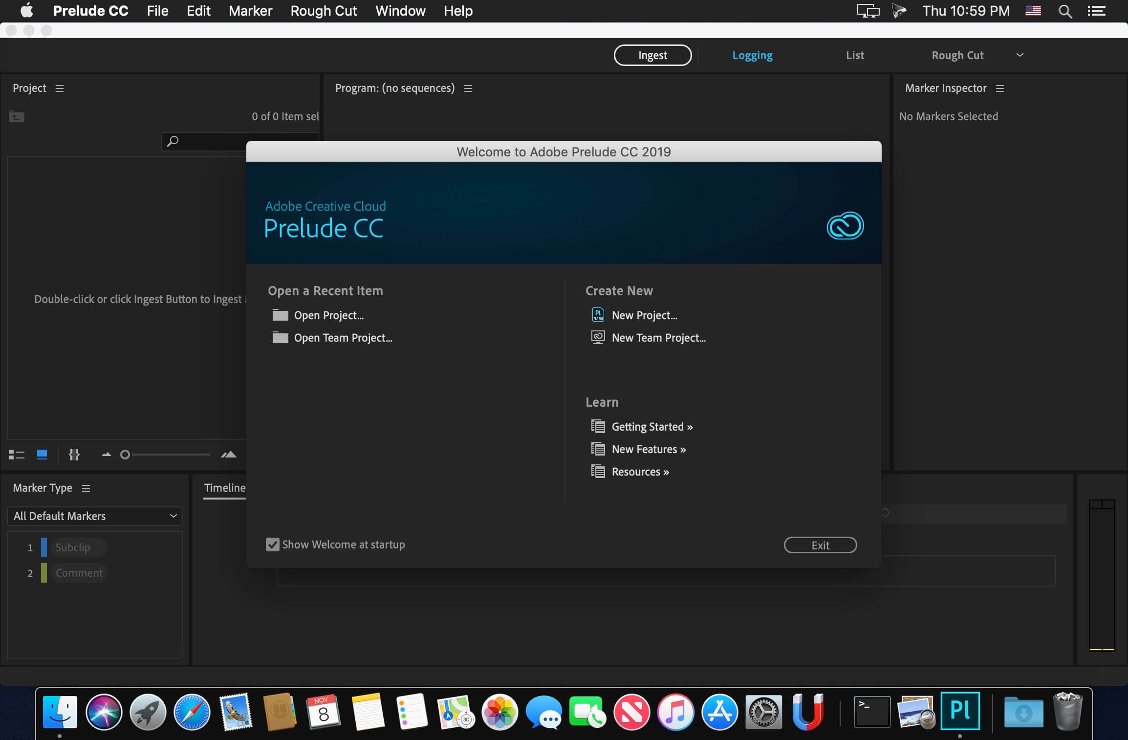 adobe prelude cc 2017