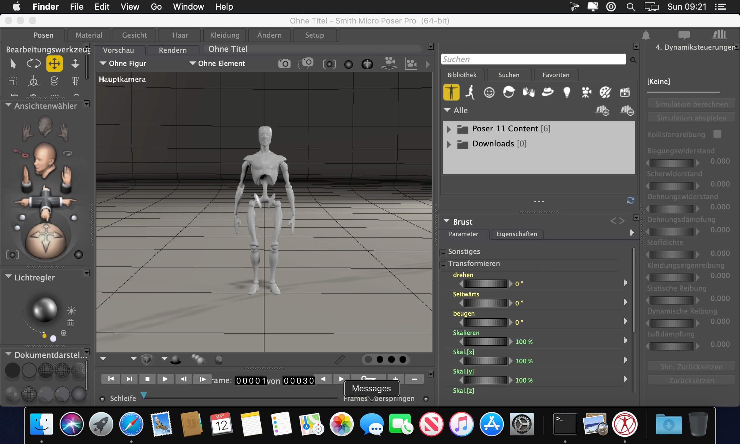 poser 11 3d library content download