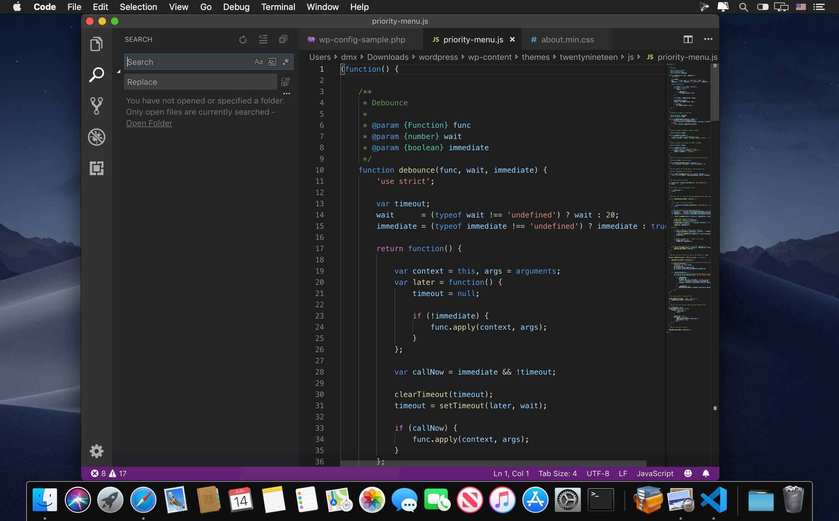 visual studio code macos