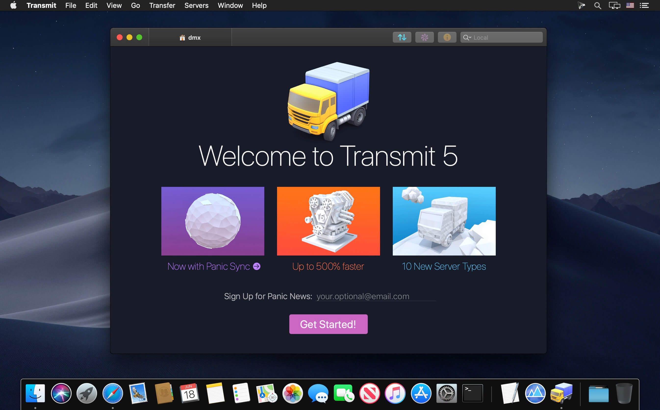 transmit5 mac???