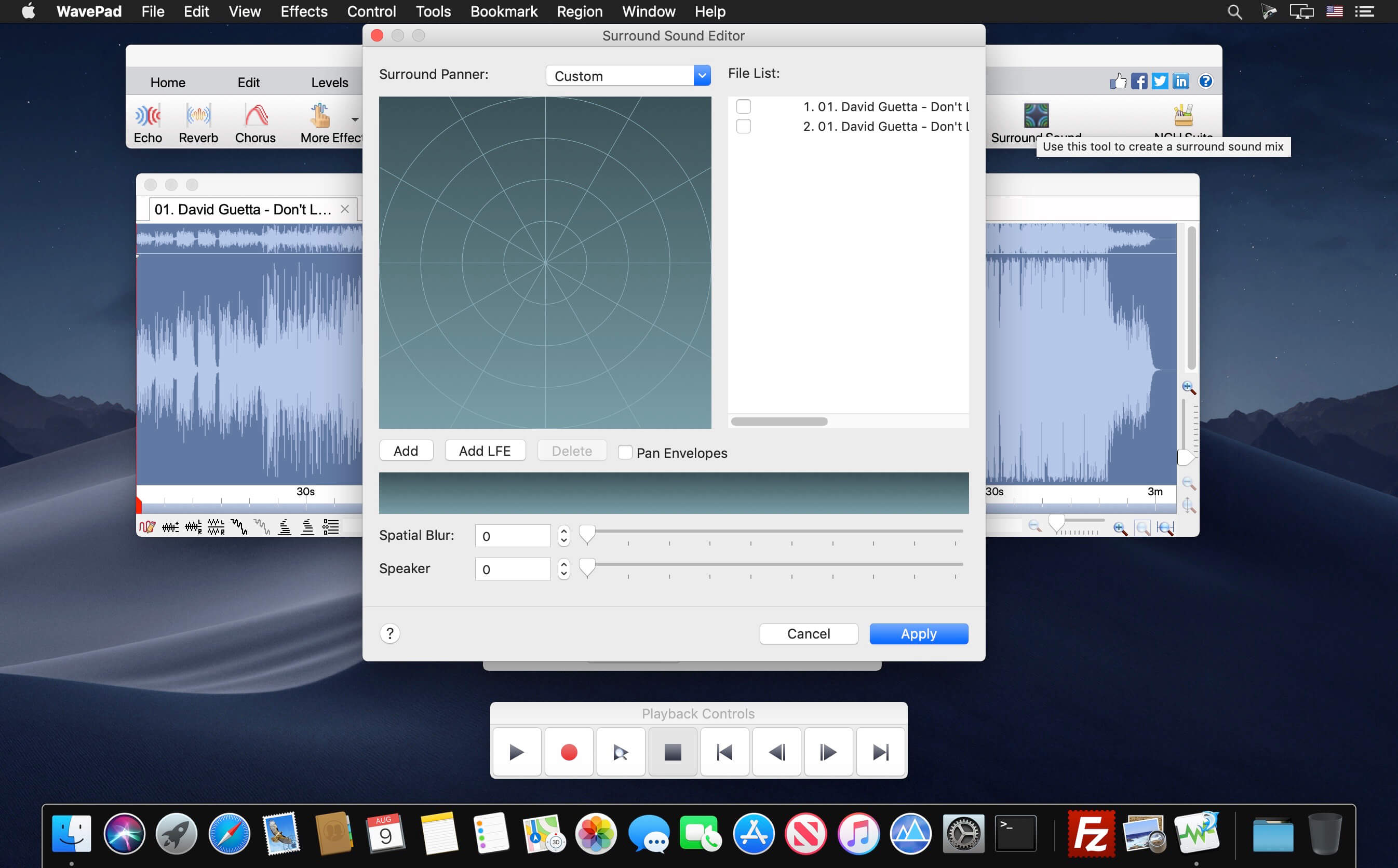 download the new for mac NCH WavePad Audio Editor 17.48