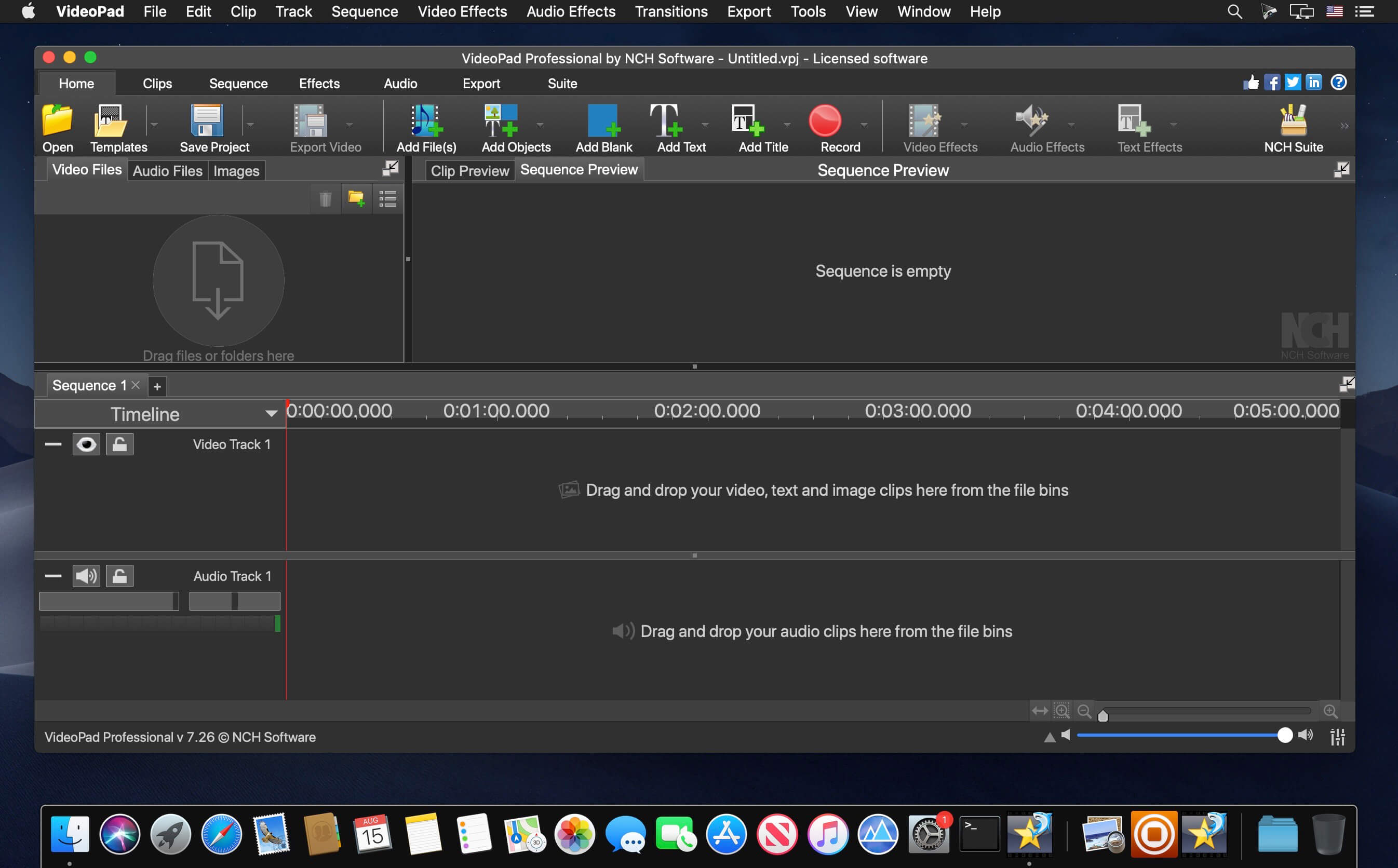 download NCH VideoPad Video Editor Professional 7.03