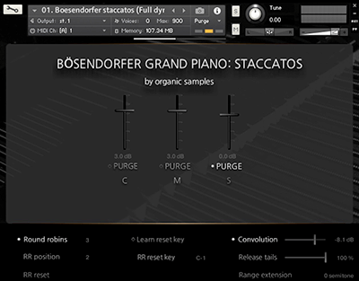 Organic Samples Bösendorfer Grand Piano: Staccatos v1.1