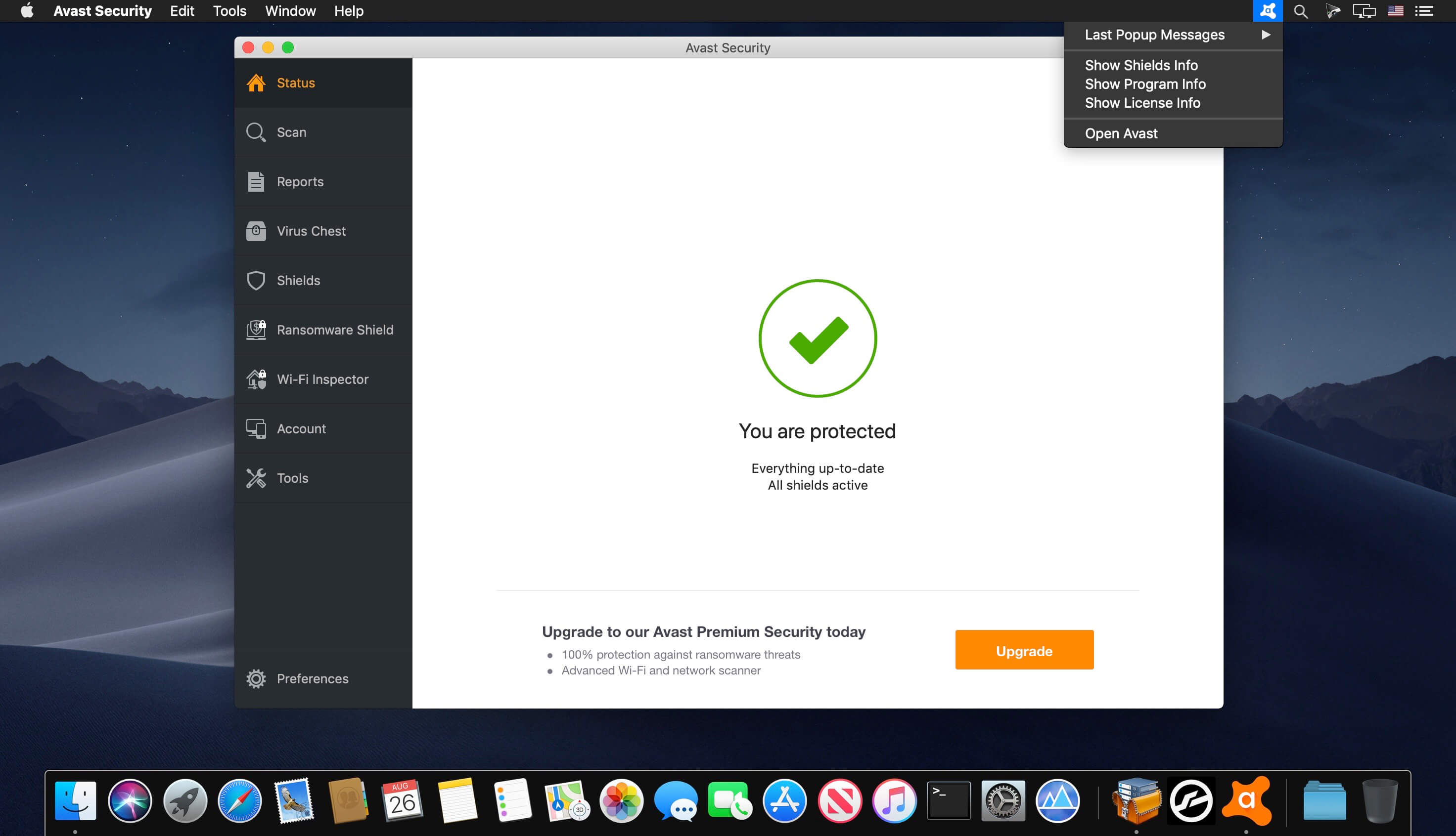 Avast Premium Security 2023 23.7.6074 for mac download
