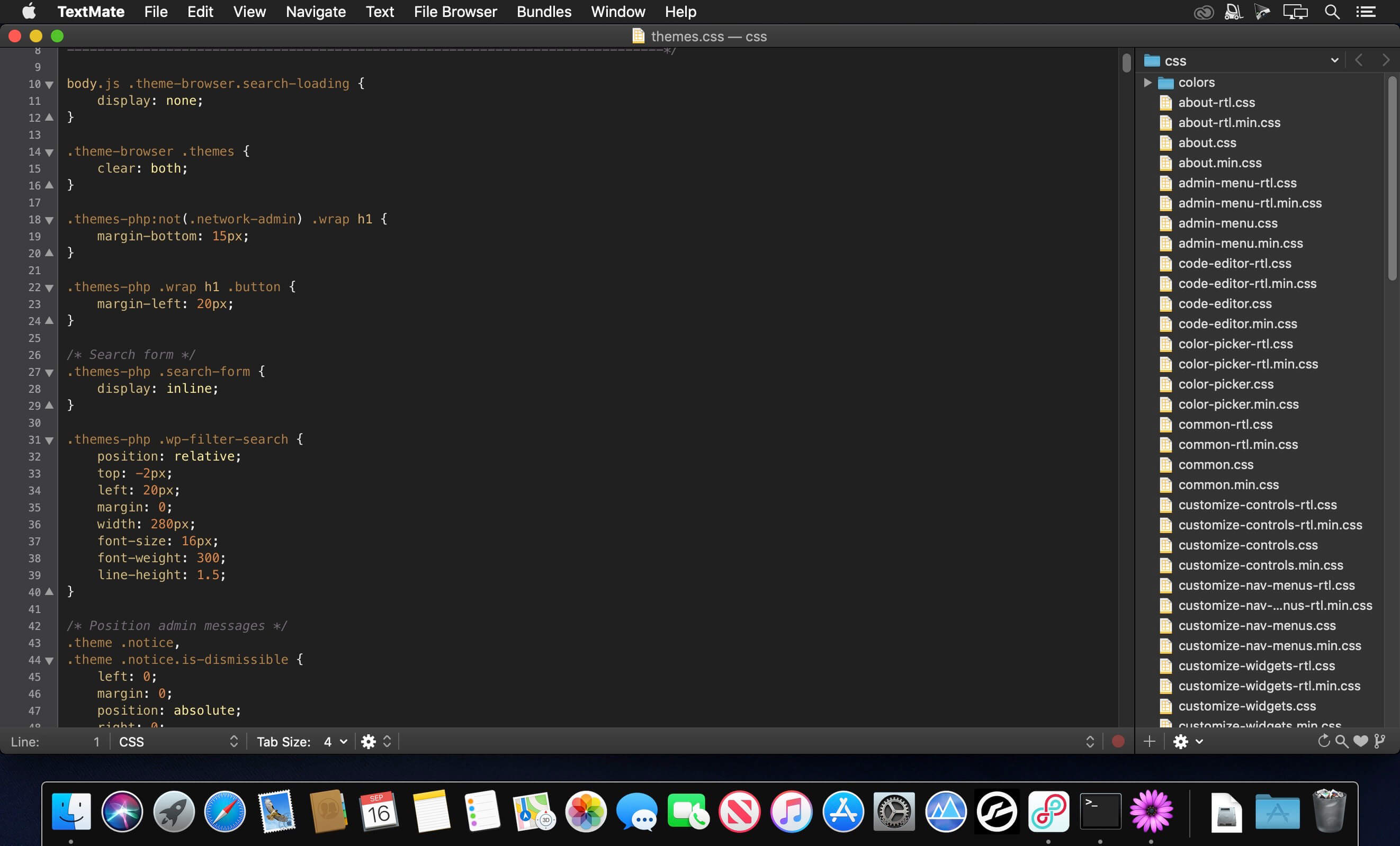 textmate theme