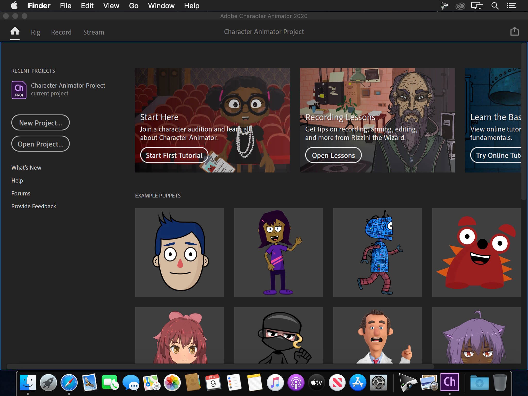Adobe Character Animator 2020  download | macOS