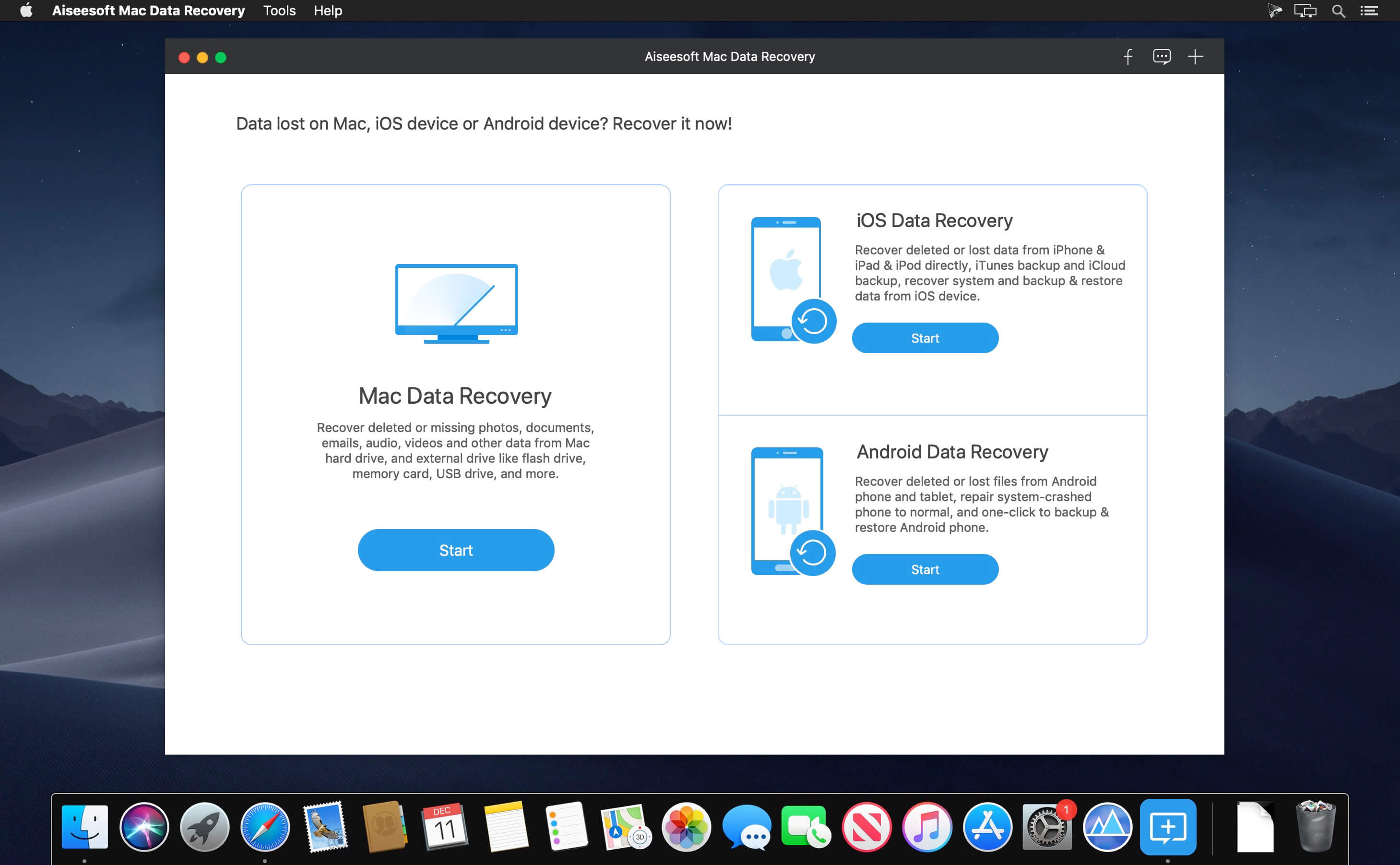 free downloads Aiseesoft Data Recovery 1.6.12