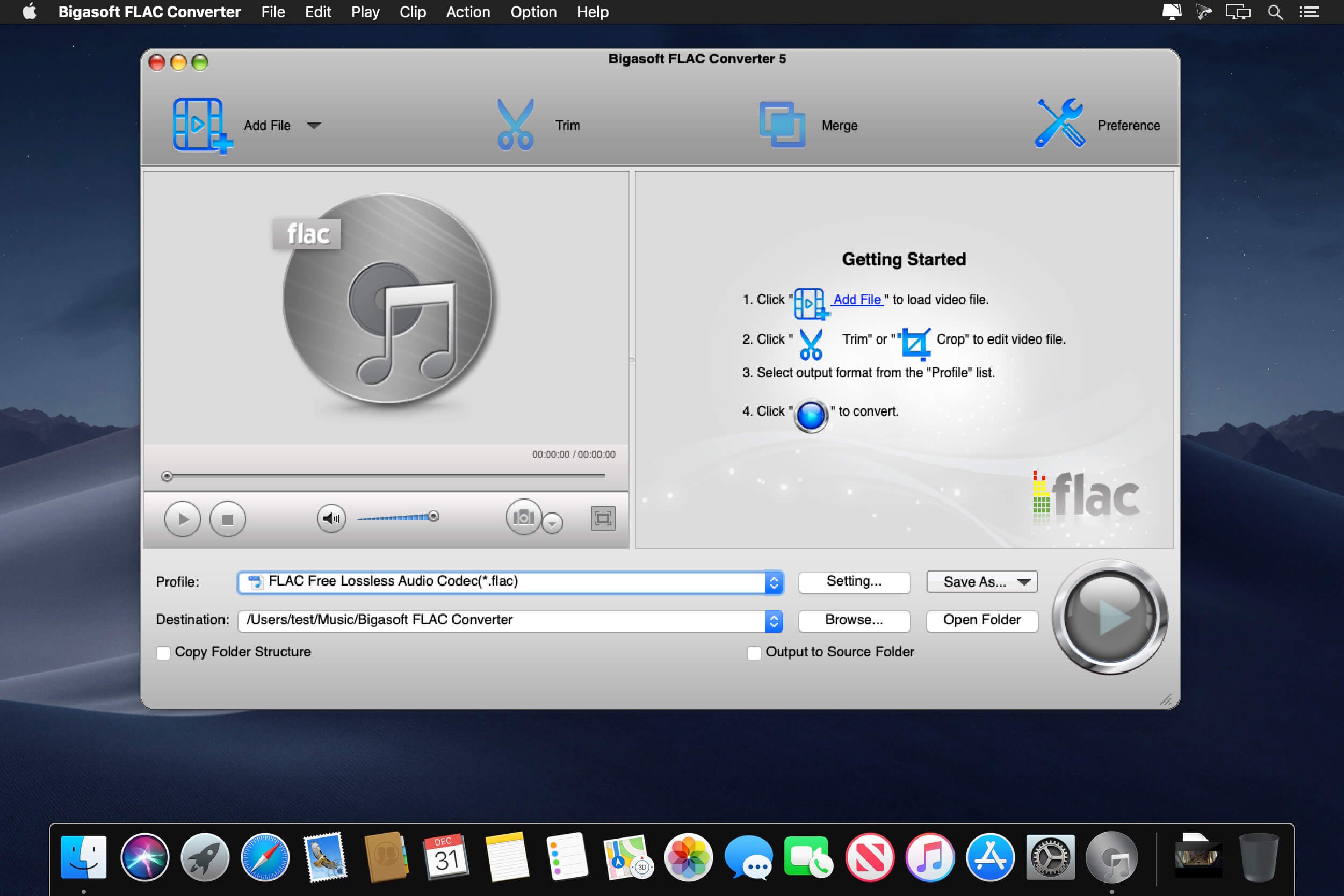 osx convert flac to mp3