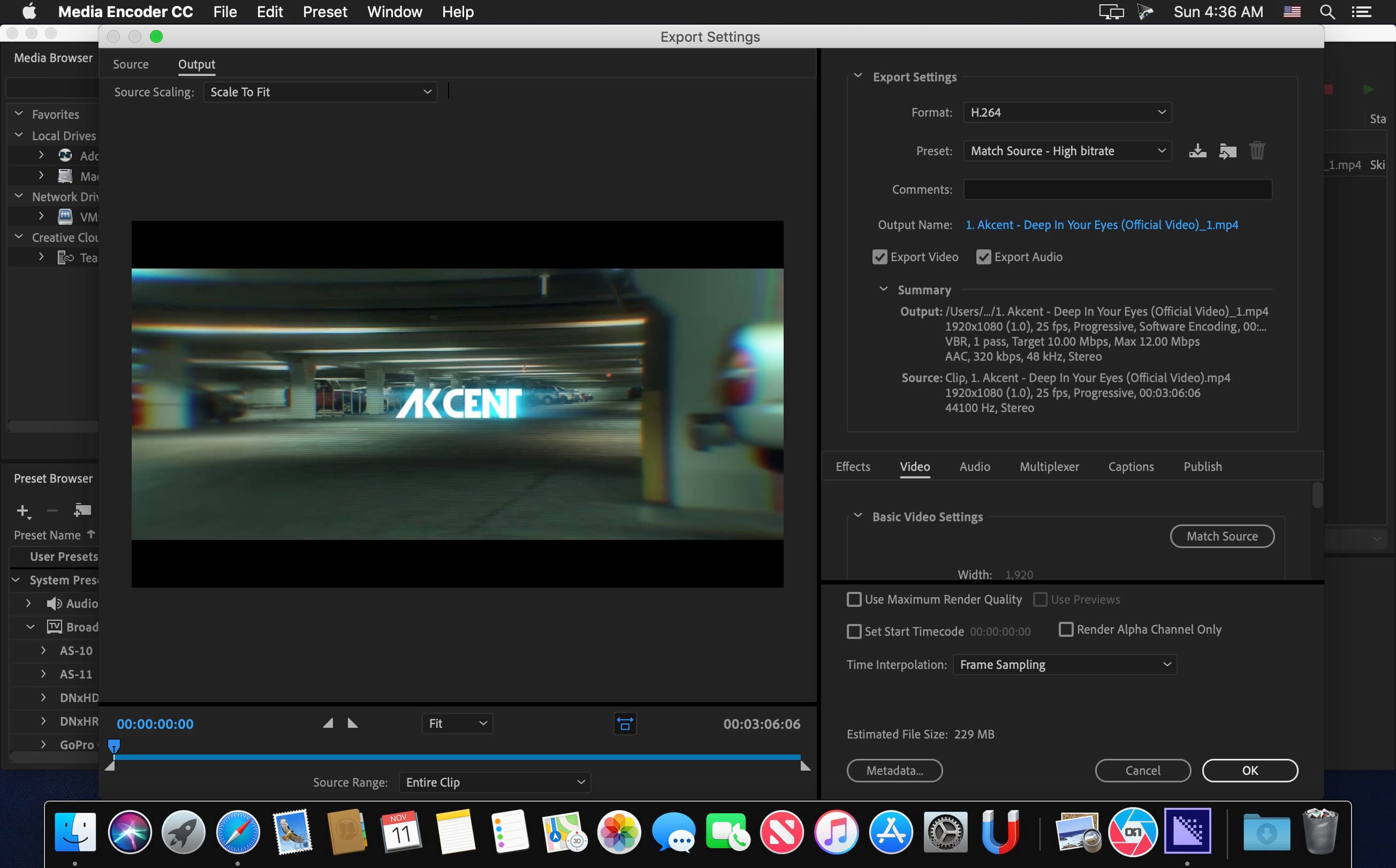 adobe after effects media encoder download