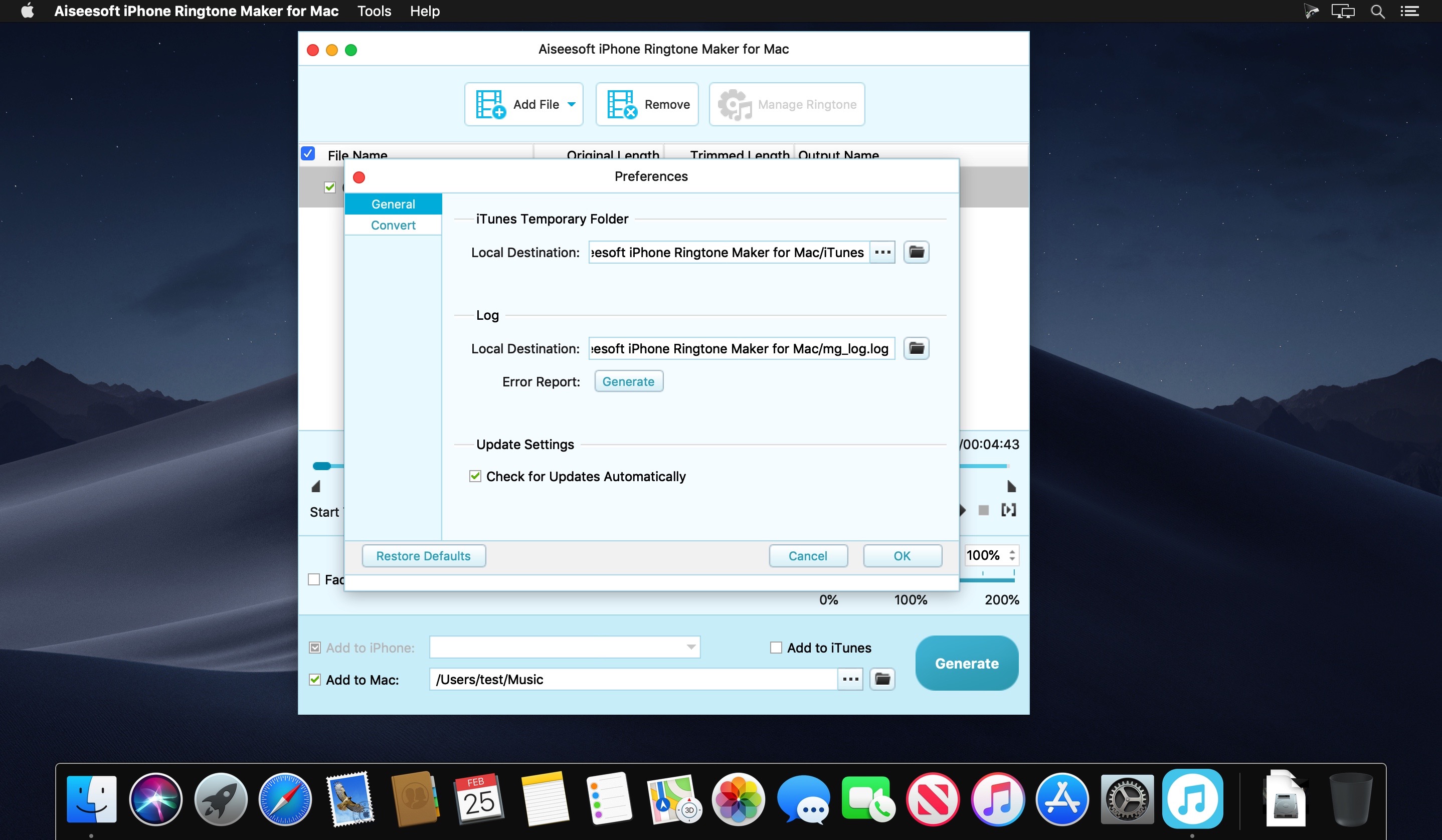 Free Ringtone Creator For Mac