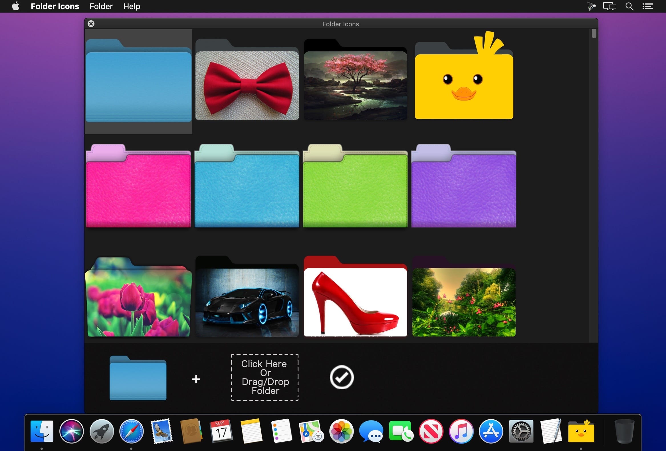 custom folder designer free for mac