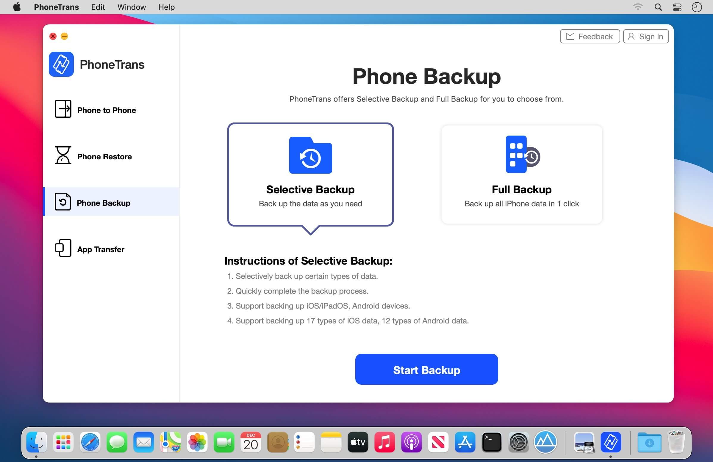 PhoneTrans 5.1.0 (20210113) download | macOS
