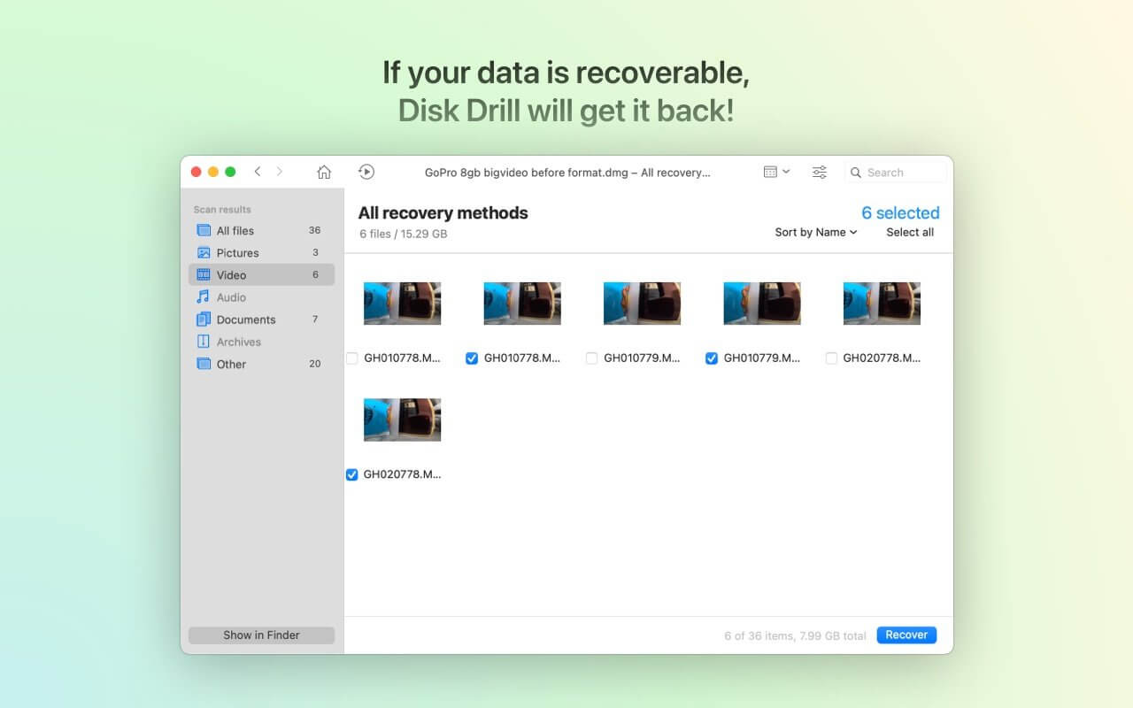 disk drill recovery