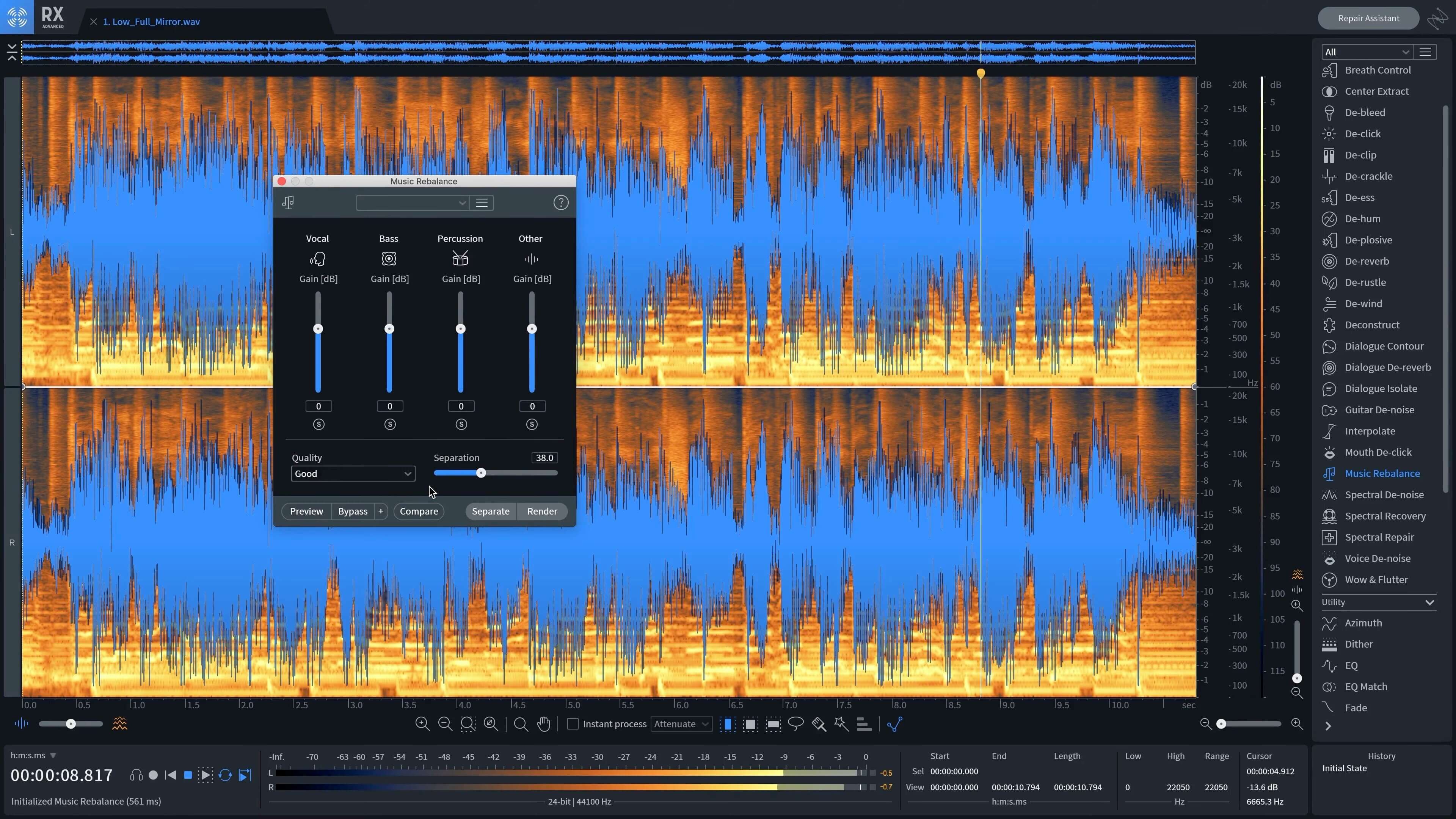 installing izotope rx6 in audacity for mac