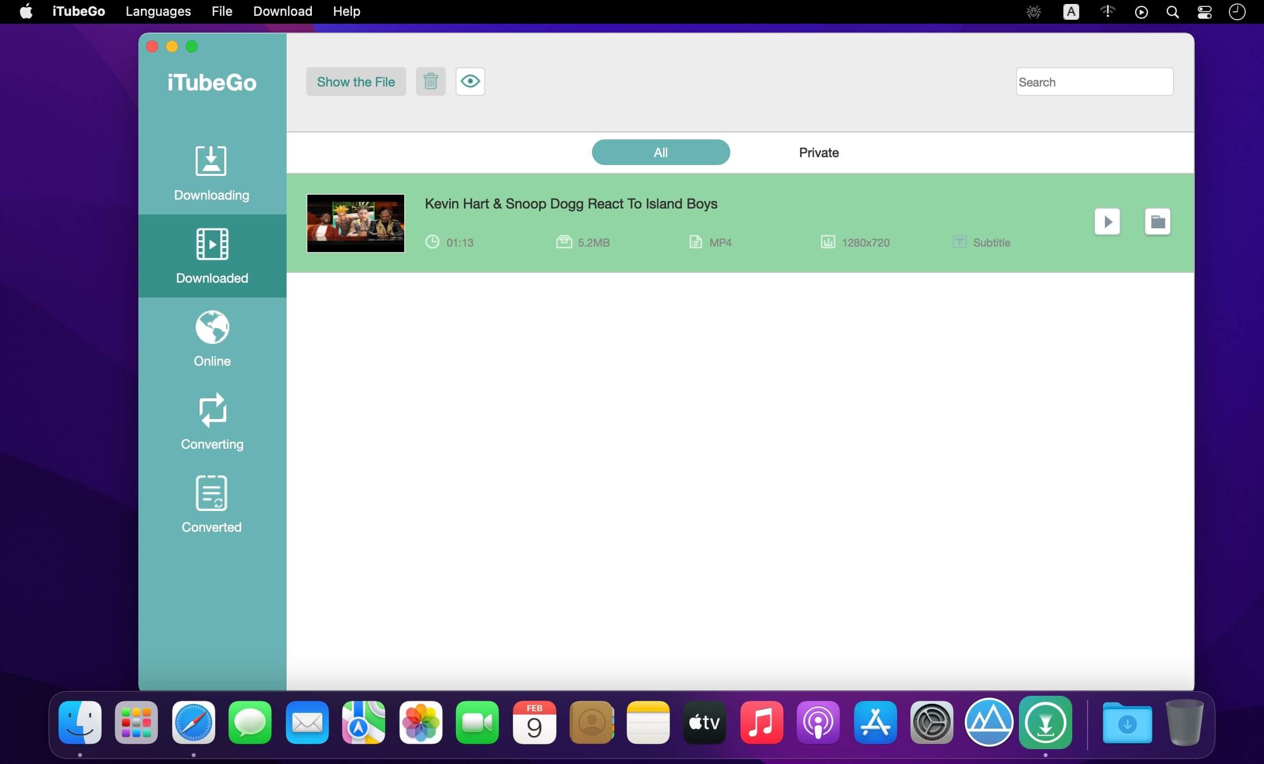 iTubeGo YouTube Downloader for mac instal