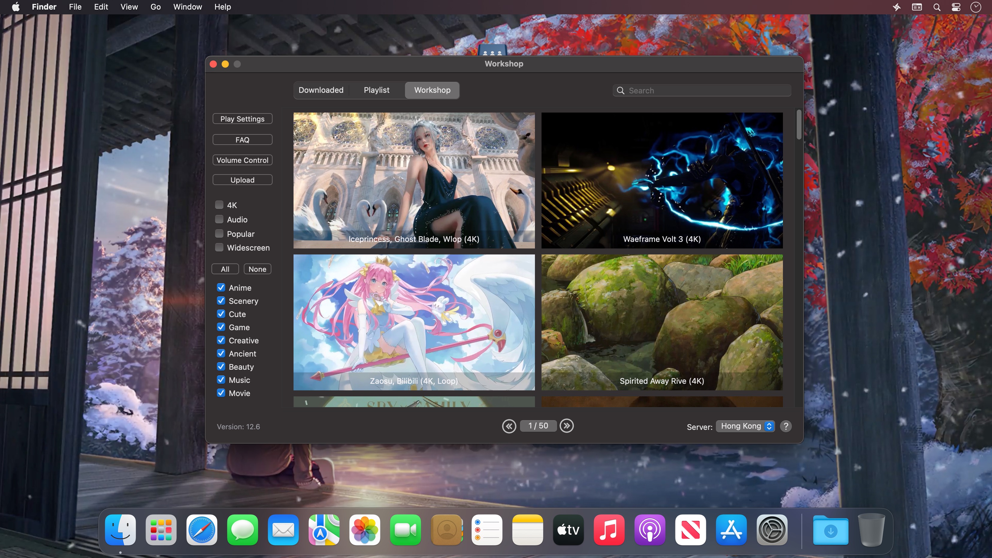 dynamic wallpaper engine mac??