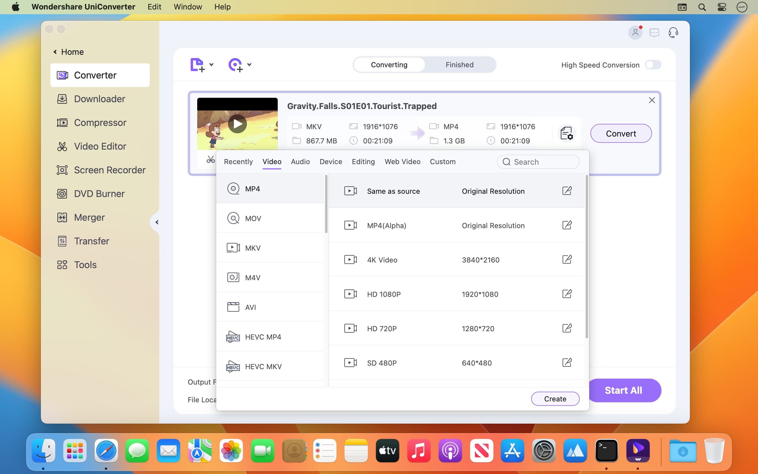 Wondershare UniConverter 15 7 3 564 ARM Download MacOS